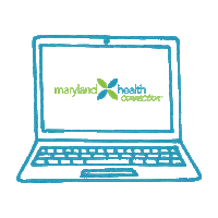 Health Care Computer Sticker by Maryland Health Connection