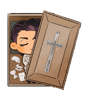 White Rose Cry Sticker