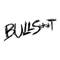 This Is Bullshit Sticker by Federica Carta