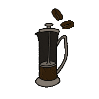 Coffee-Time Coffee Sticker