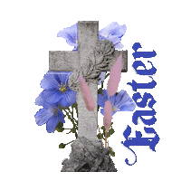Easter Sunday Flowers Sticker