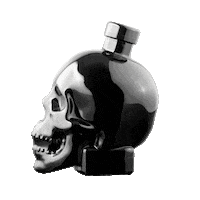 Dan Aykroyd Skull Sticker by CrystalHeadVodka