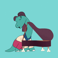 WeAreDINO sleep sleepy dinosaur dino GIF