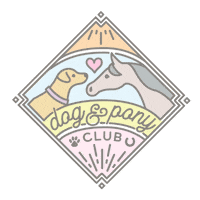 Pony Cute Dog Sticker by dapplebay