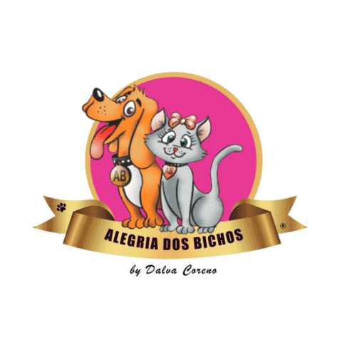 AlegriaDosBichos giphyupload cat dog gato Sticker