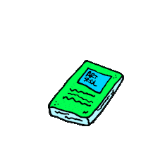 Illustration Read Sticker by Nuttz