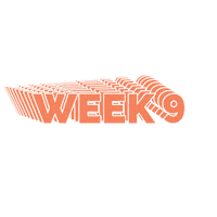 Week 9 Sticker by Stef Moss