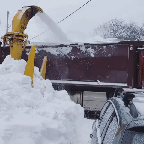 Crews Work to Clear Streets of Record-Breaking Snow in St John's
