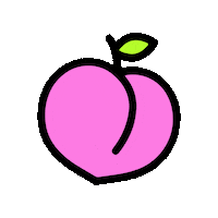 Peach Butt Sticker by Embodyment
