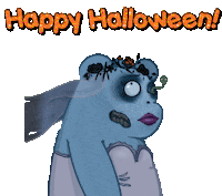Trick Or Treat Nft Sticker by SuperRareBears