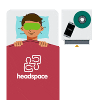 Mental Health Sleeping Sticker by headspace_aus