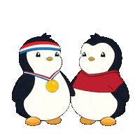 Happy Lets Go Sticker by Pudgy Penguins