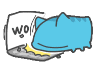 Cat Work Sticker by Capoo