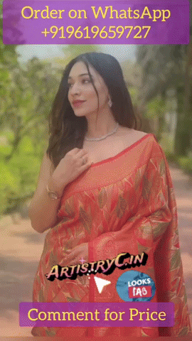 Silk Saree GIF by ArtistryC