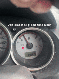 Dah Lambat Nk Gi Keje Time Tu Lah GIF