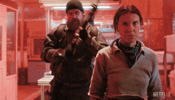 David Harbour Hopper GIF by NETFLIX