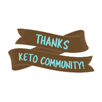 Food Thanks Sticker by Keto-Mojo