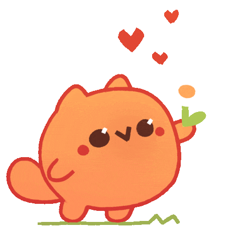Cat Give Sticker