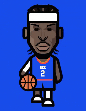 Nba Playoffs Sga GIF by Loogart