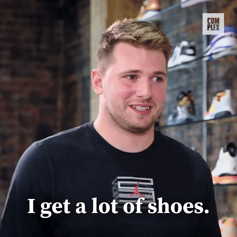 I get a lot of shoes