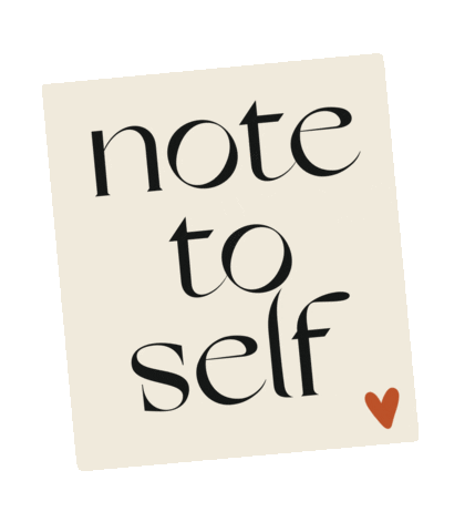 Note To Self Sticker