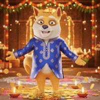 Happy Festival Of Lights GIF by Doge Pound