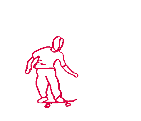 Skating Tony Hawk Sticker