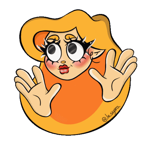 Art Girl Sticker