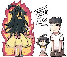 Angry Mom Sticker by Jin