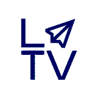 Logo Plane Sticker by Laisves TV