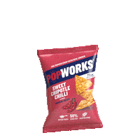 Snack Snacks Snacktime Popworks Pop Works Sweet Chilli Sweet Chipotle Chilli Sticker by PopWorks