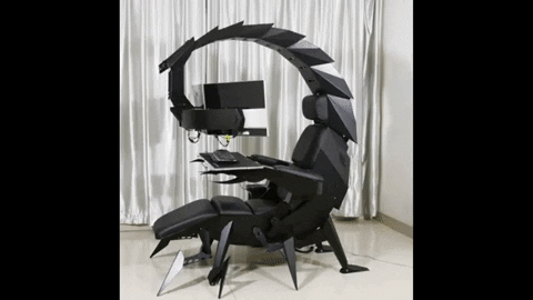 96batman giphygifmaker gaming robots scorpion GIF