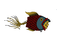 jessicabadofsky woman fish tattoo swimming Sticker