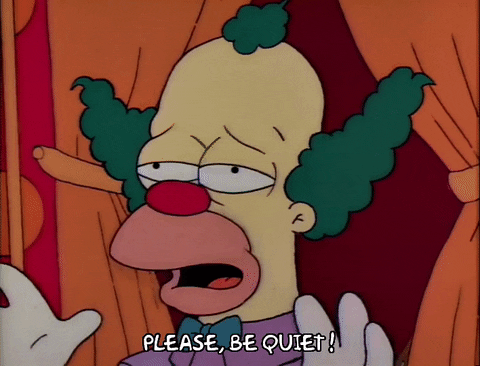 Be Quiet Season 2 GIF by The Simpsons