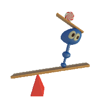 3D Balance Sticker by Black Math