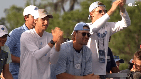 University Of North Carolina Clap GIF by UNC Tar Heels