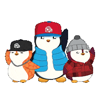 Whats Up Goodbye Sticker by Pudgy Penguins
