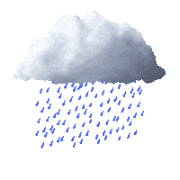 JORDYNTANKED rain weather storm lightning Sticker