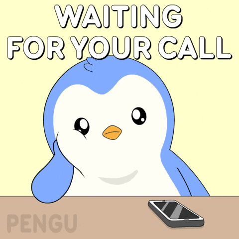 Miss You Love GIF by Pudgy Penguins