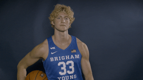 Byu Basketball Gocougs GIF by BYU Cougars