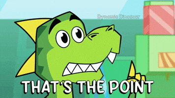 Point Dinosaur GIF by VeeFriends