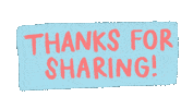 Thanks For Sharing Thank You Sticker by Amazon Photos