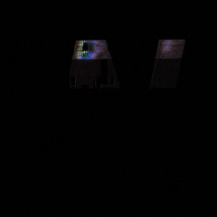 Glitch Alphabet GIF