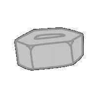 Nut Screw Sticker by touyoneji