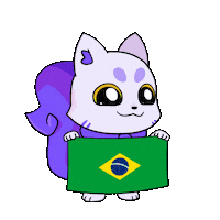 Rio De Janeiro Flag Sticker by Lucky Kat Studios