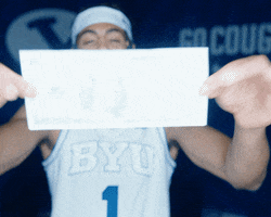 Byu Basketball Sport GIF by BYU Cougars