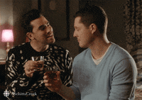 Schitts Creek Kiss GIF by CBC