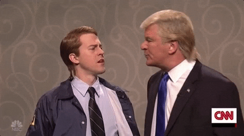 Donald Trump Kiss GIF by Saturday Night Live