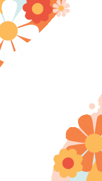 Rainbow Flowers Sticker