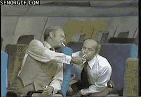 airplane smoking GIF by Cheezburger